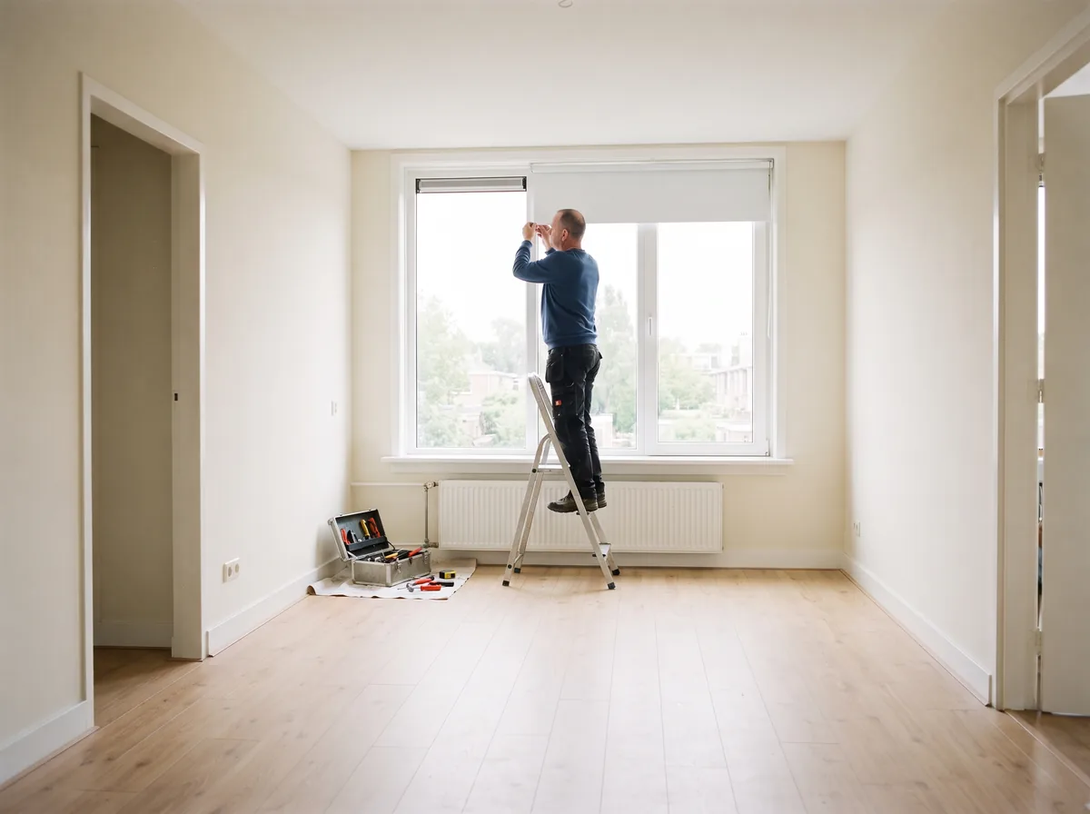 Rental property being prepared for new tenants