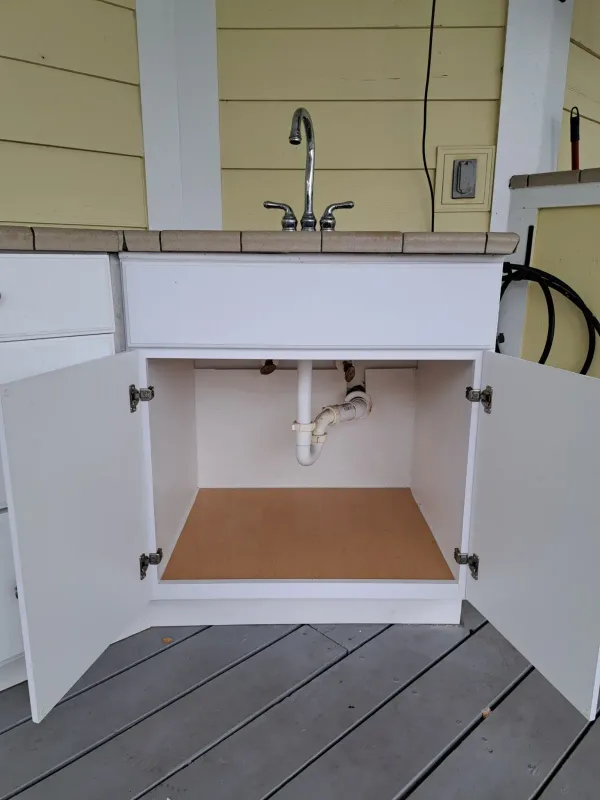 Cabinet repair/replacement — after