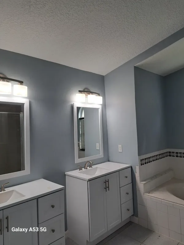 Bathroom remodel completed