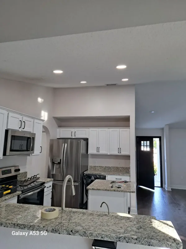 Tile backsplash — before