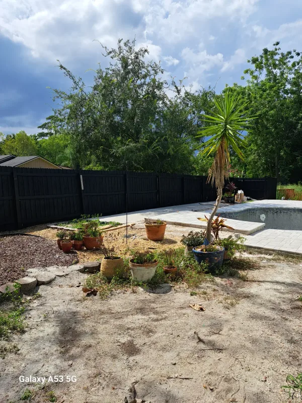 Fence painting — after